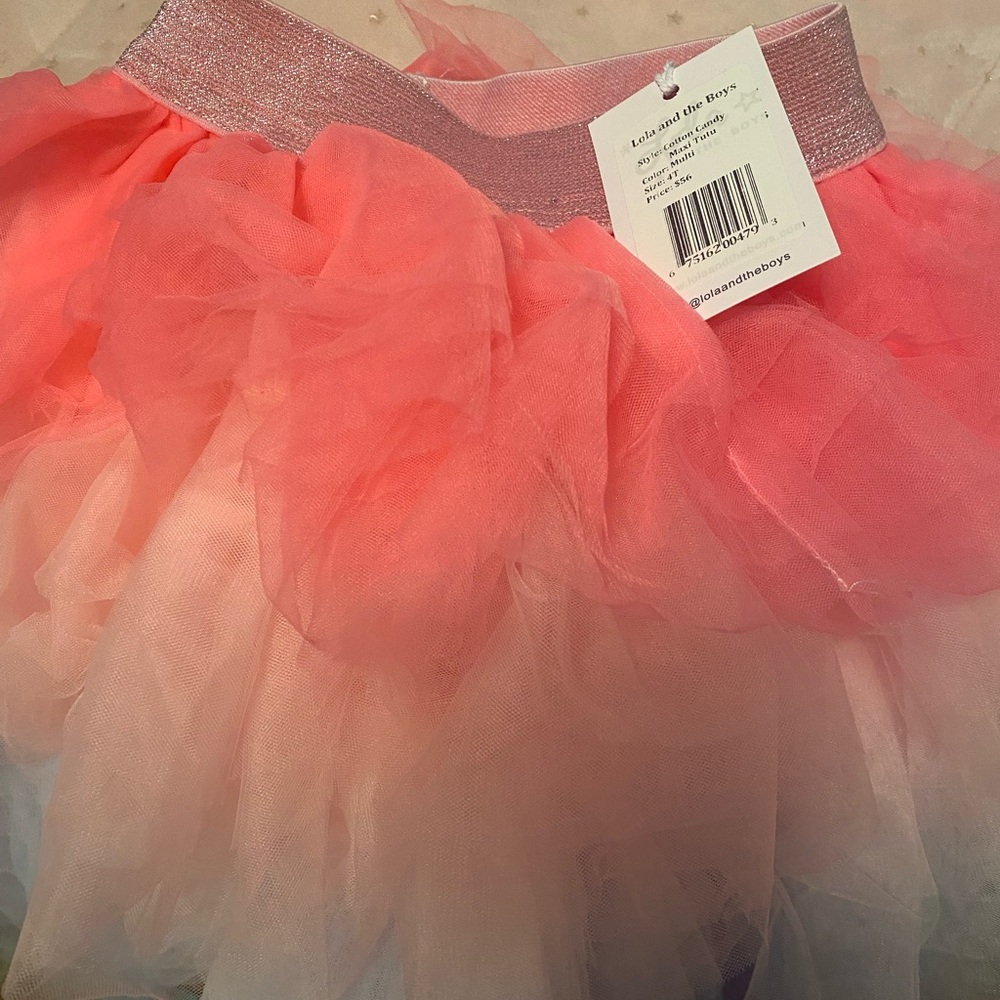Lola + the Boys BRAND NEW WITH TAGS Cotton Candy Maxi Tutu
